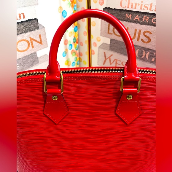 Louis Vuitton Alma Epi Red - Picture 6 of 14